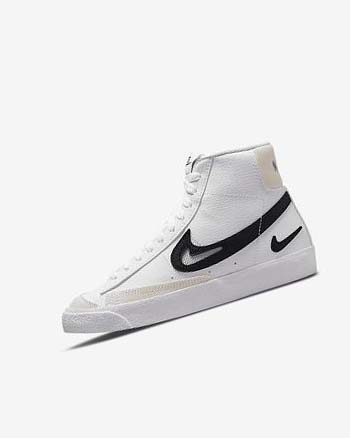 Nike Blazer Blancos Blancos Negros | MX 1144